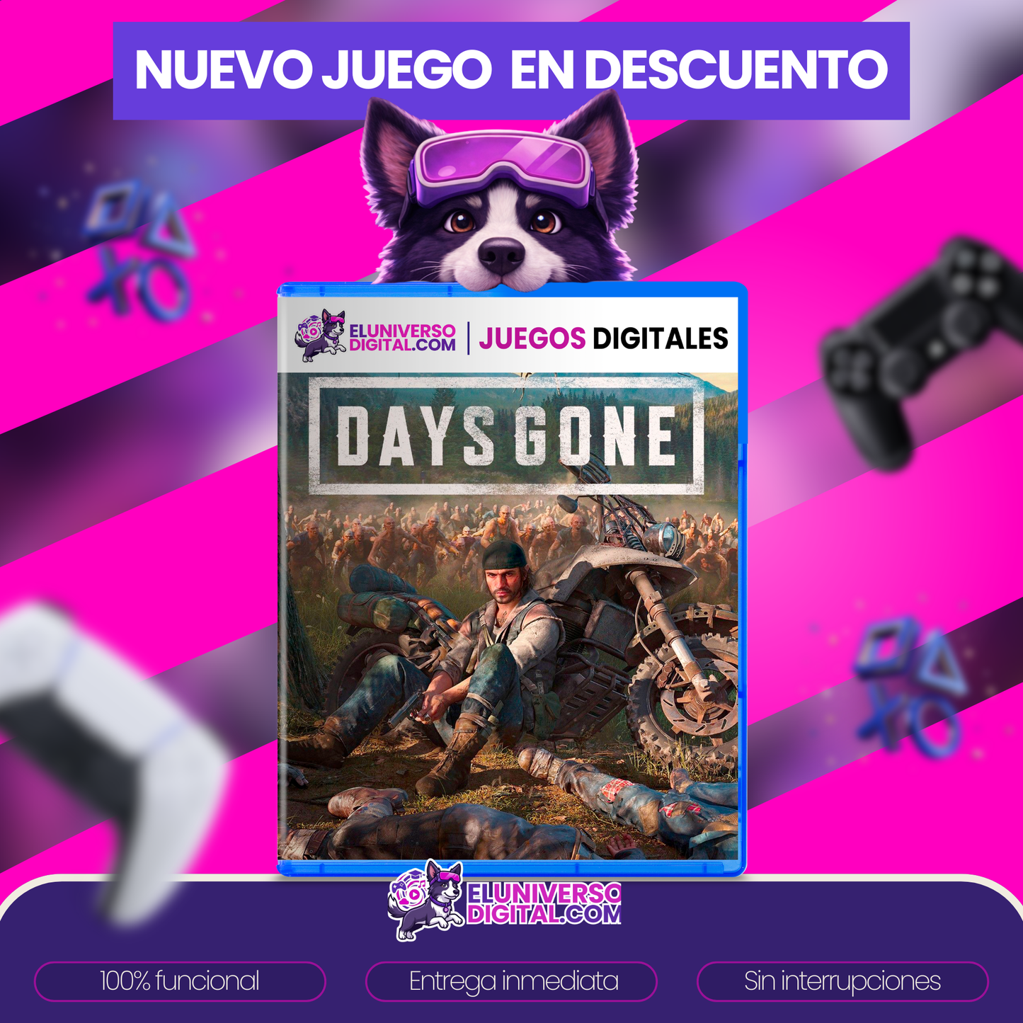 Days Gone - Juego Digital para PlayStation 4 y 5