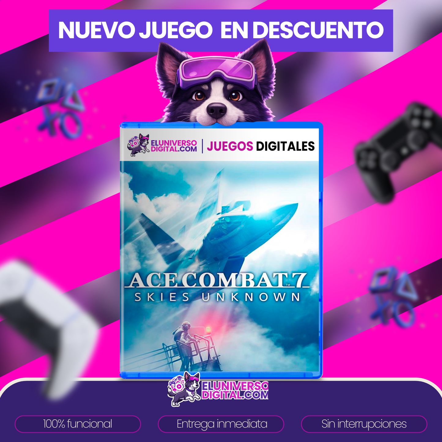 Ace Combat 7: Skies Unknown - Juego Digital para PlayStation 4 y 5