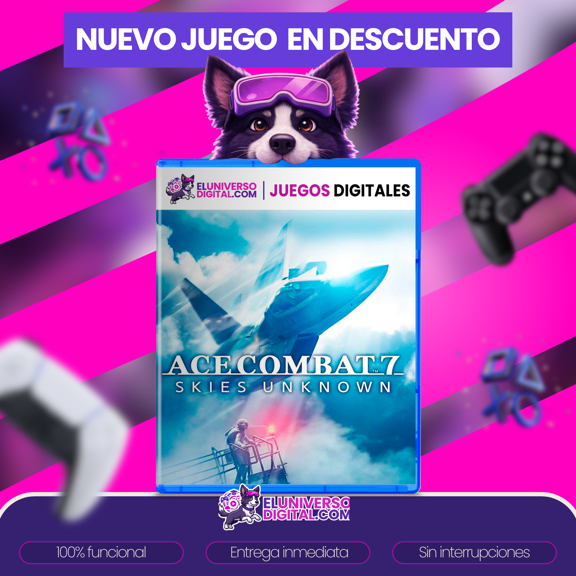 Ace Combat 7: Skies Unknown - Juego Digital para PlayStation 4 y 5